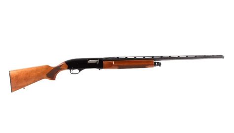 The shotgun features a blued steel round vented rib barrel and receiver with solid walnut hardwood checkered stocks. . Winchester ranger 20 gauge semi auto